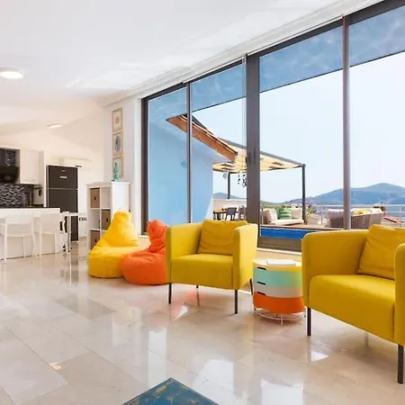 Pera Aparts Kalkan Luxury Tiki Loft With Sea View Appartamento *