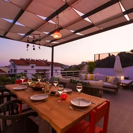 Pera Aparts Kalkan Luxury Tiki Loft With Sea View Appartamento Kaş