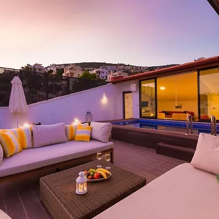 Appartamento Pera Aparts Kalkan Luxury Tiki Loft With Sea View